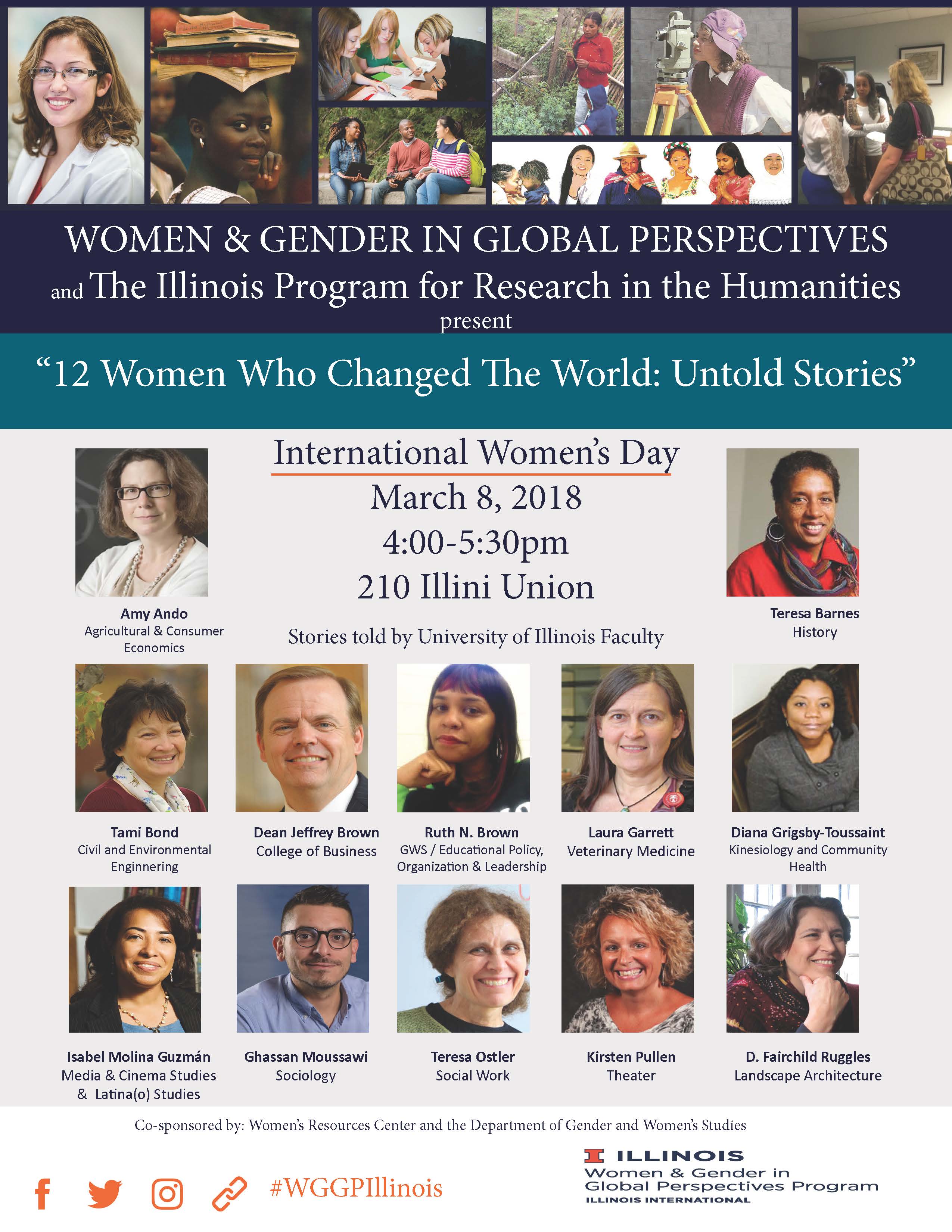 event poster of 2018 International Womens Day 