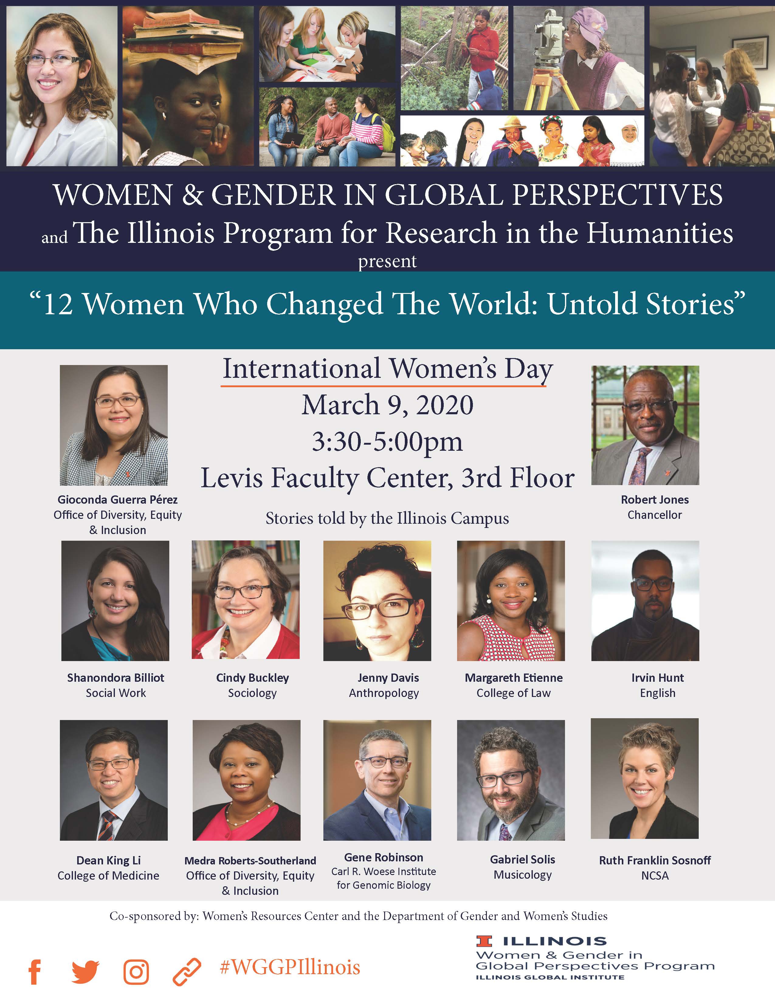 international women's day event poster