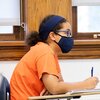Student in classroom