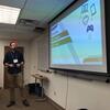 Professor Christopher Ball presenting