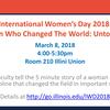 12 Women Event announcement