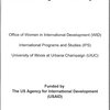 Gender and Agribusiness Project funded by USAID, 1999